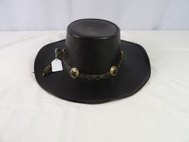 Winfield cover leather hat