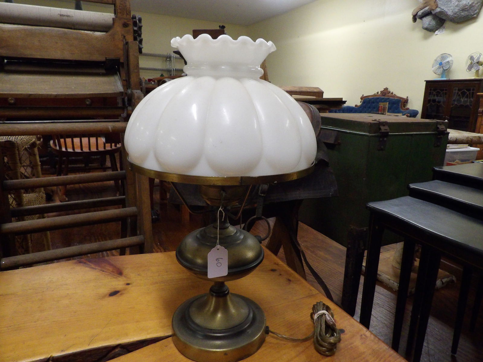 Early brass lamp (1 of 2)
