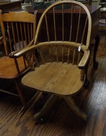 Oak office chair