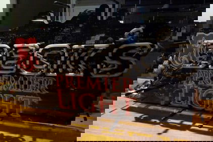 Beck's Beer neon sign