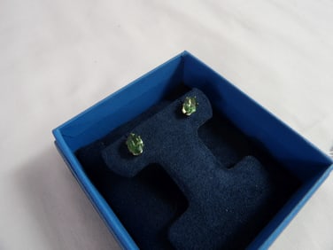 Green Apatite Earrings