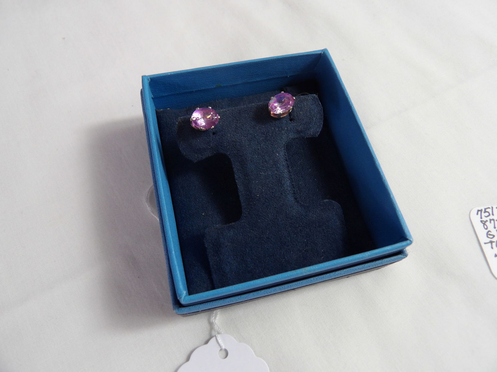 Mystic Passion Pink Topaz Earrings: Mystic Passion Pink Topaz Earrings, 1.4 ctw., Sterling Silver. All measurements approximate. Please see photos for condition and details. Selling as is from 04281.