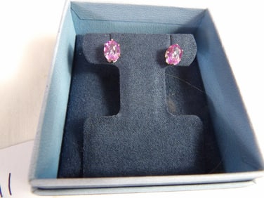 Mystic Passion Pink  Topaz Earrings