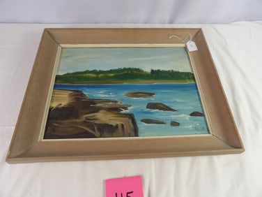 Oil Painting of Coast