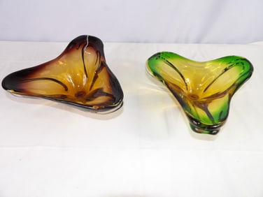 Pair of Boomerang Bowls