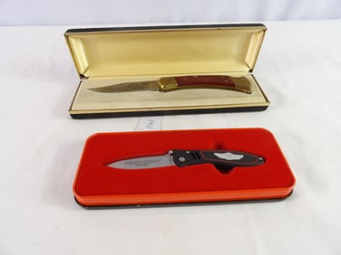 2 pcs- Harley Davidson Inscribed Knives