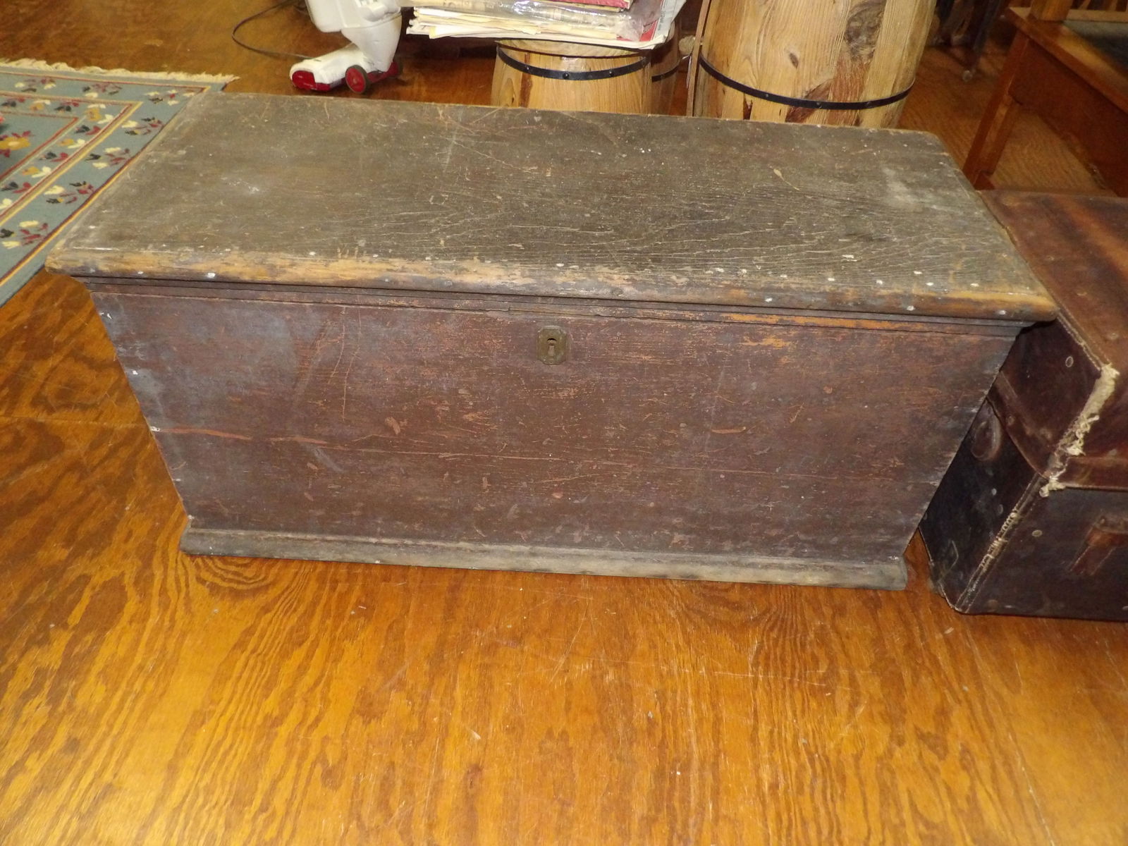 Early Wooden Tool Trunk (1 of 3)