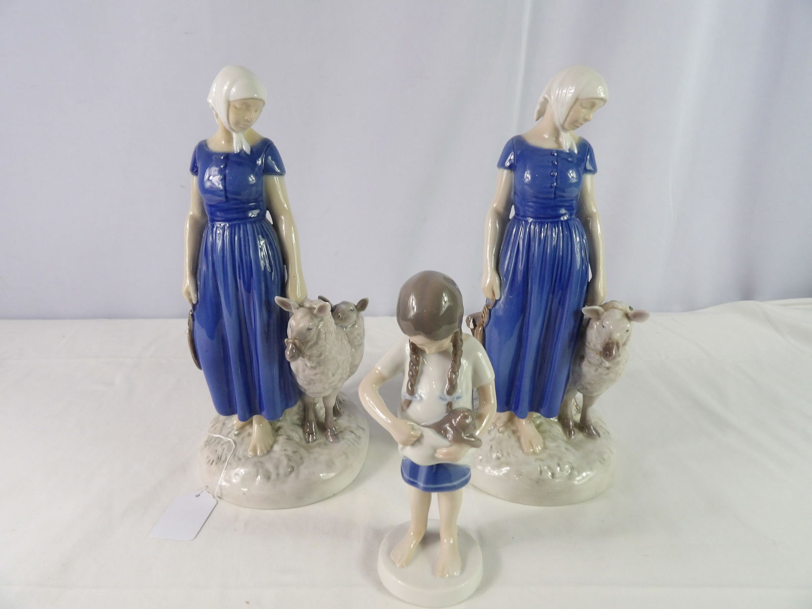 3 Pcs.-B & G Porcelain Figurines.  ( (1 of 5)