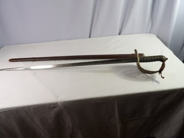 John Jones sword with sheath