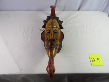 Wooden tribal mask
