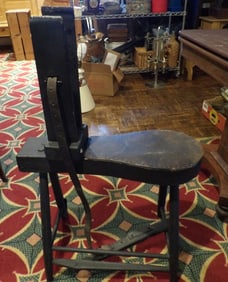 Early Saddle Vise with Leather Seat