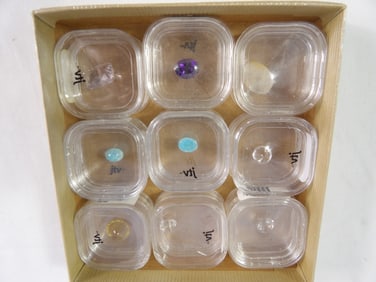 9 Assorted Gem Stones