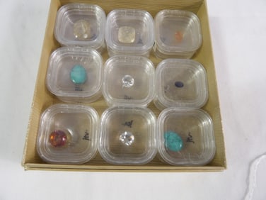 9 Assorted Gem Stones