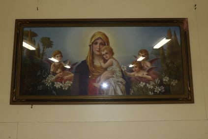 Angels in the Garden Print