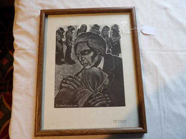 Framed 1984 Dorothy Day Print