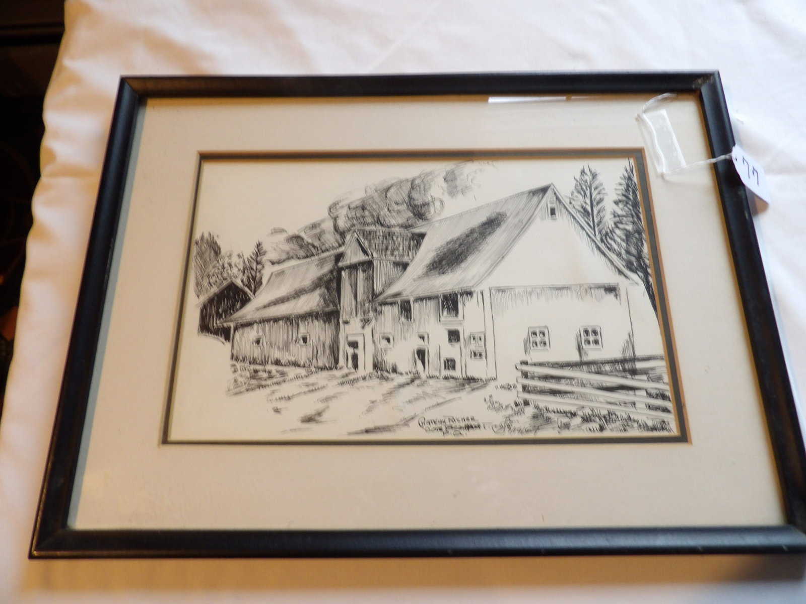 Framed 1967 Chateau-Richer Print: Framed 11" x 15" Chateau-Richer Print. All measurements approximate. See photos for condition and details. Selling as is from 04281.