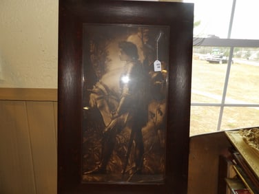 Knight with Horse Print