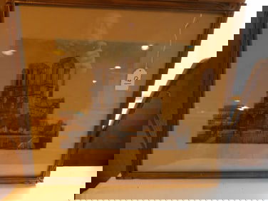 Etching of Notre Dame