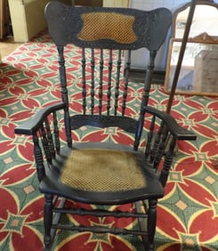 Early Hardwood Rocker