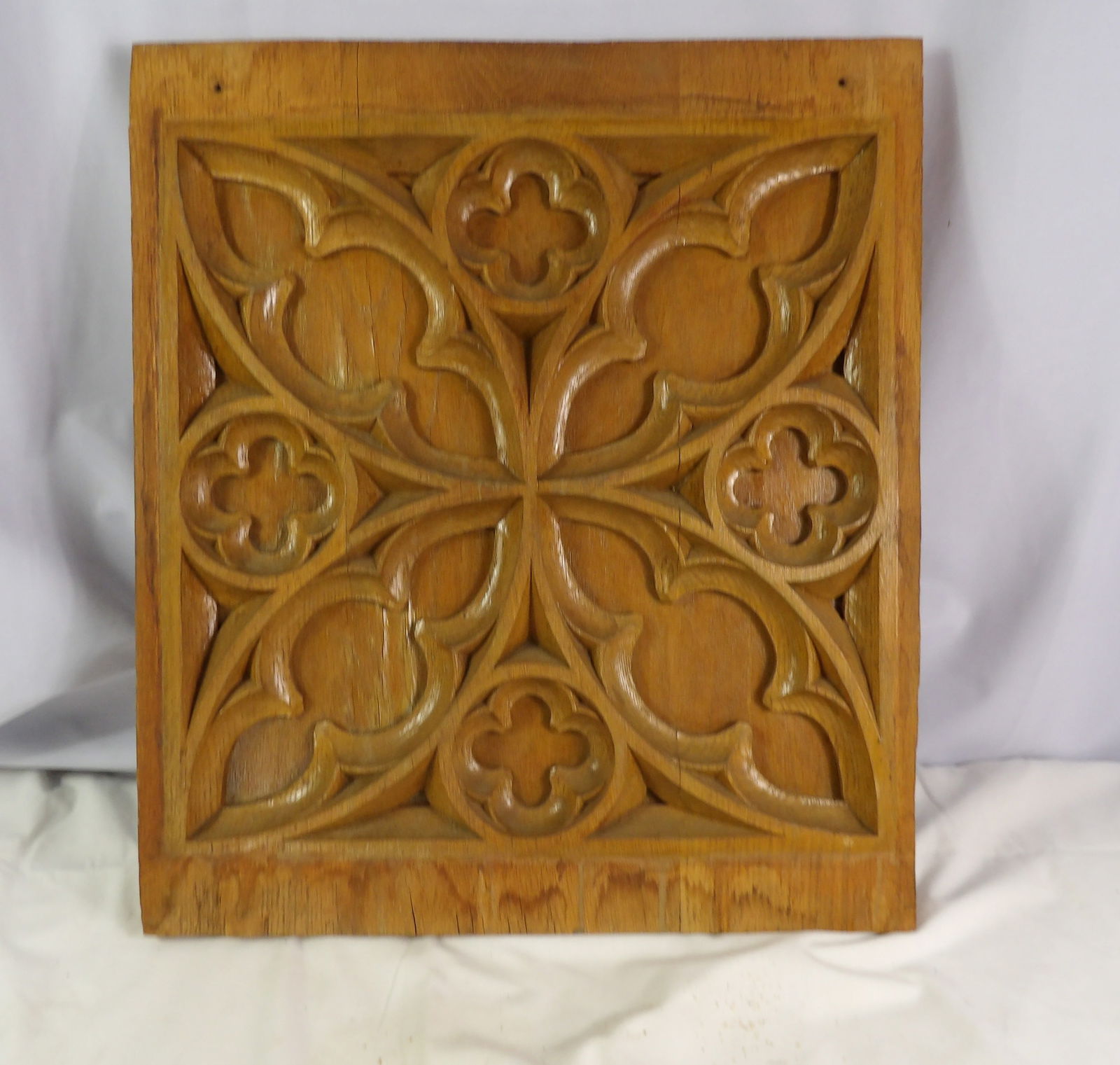 Gothic Style Decorative Religious Piece-Solid Oak (1 of 3)