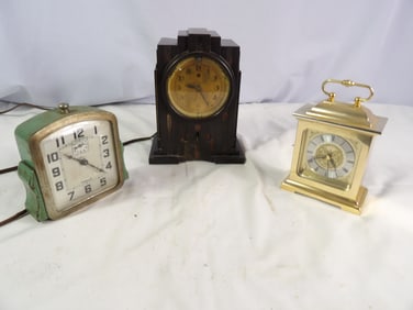 3 Vintage Clocks