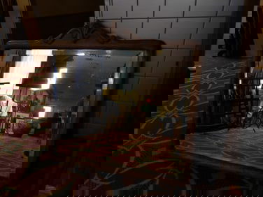 Early Beveled Edged Mirror