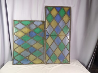 2 Pcs.-Stained Glass