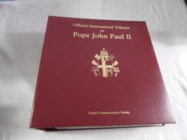 Postal Comm. Society-Official International  Tribute to Pope John Paul II
