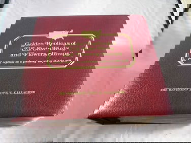 Postal Comm. Society-Golden Replicas of U.S. State Birds and Flowers Stamps