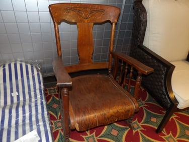 Early Hardwood Rocker