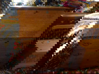 Oak Desk with 3-Drawers