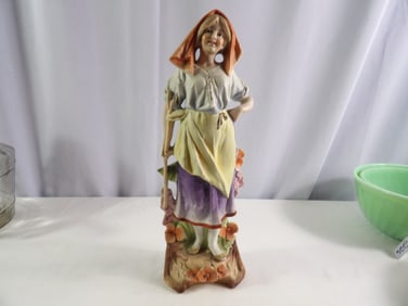 Peasant Glass Statue