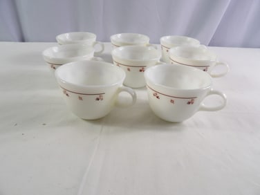 8 Pcs.-Corning Glass Cups