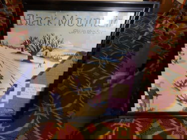 Framed Black Mountain Poster