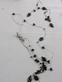 Matching Necklace and Earrings.