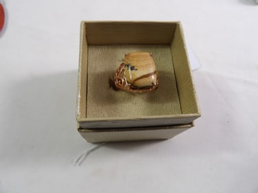 Copper Ring with Stone