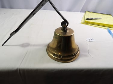 Heavy Solid Brass Dinner Bell