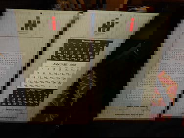 14 Old International Harvester Calenders