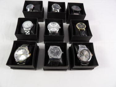 9 Pcs.-Milano Expressions Quartz Watches