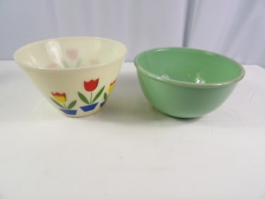 2 Fire King Bowls