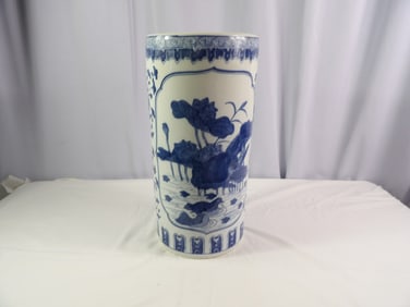 Asian Umbrella Stand/Vase