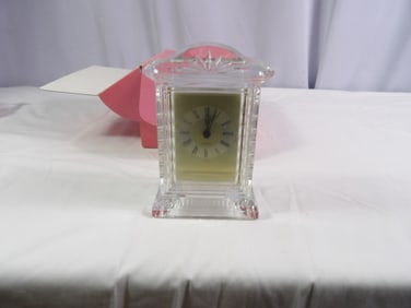Lead Crystal Carriage Clock