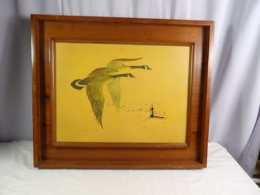 Goose Print Clock