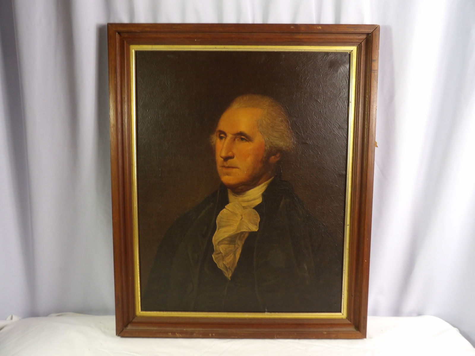 Early Framed Geo Washington Oil (1 of 4)