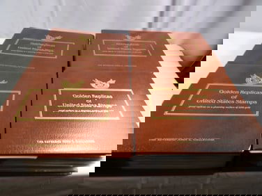 Postal Comm. Society-Golden Replicas of U.S. Stamps.