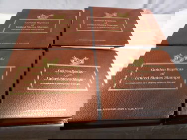 Postal Comm. Society-Golden Replicas of U. S. Stamps.