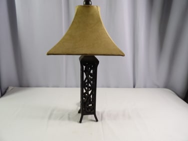 Unique Cast Iron Lamp