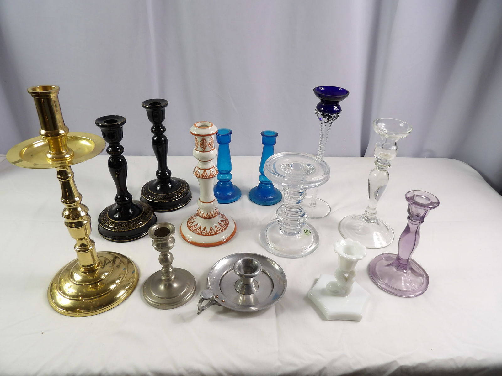 Large Lot of Candlesticks (1 of 4)