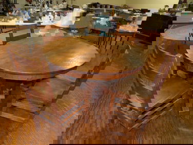 Oak Table and 4 Chairs