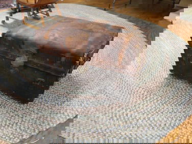 Leather Wrapped Trunk